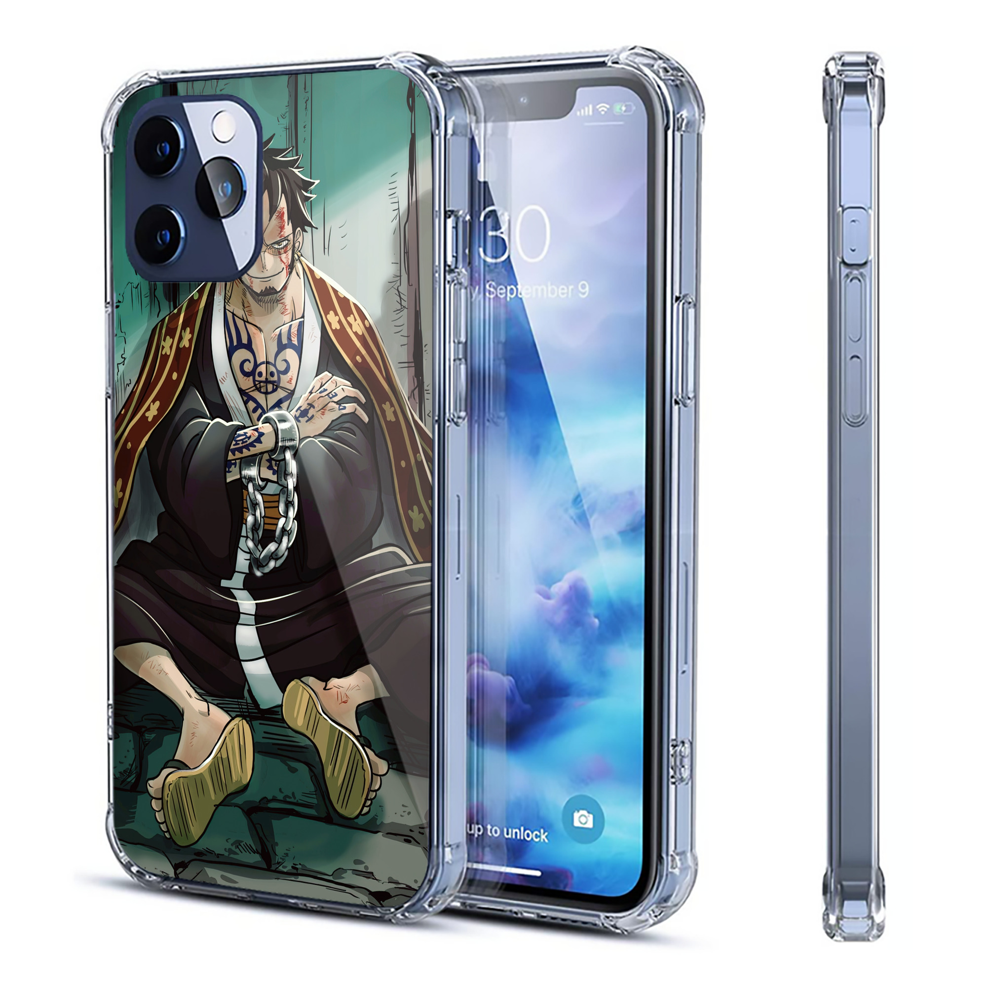 （画像用） ワンピース ONE PIECE 【iPhone 12シリーズ対応】透明スマホケース（クリアソフトケース）